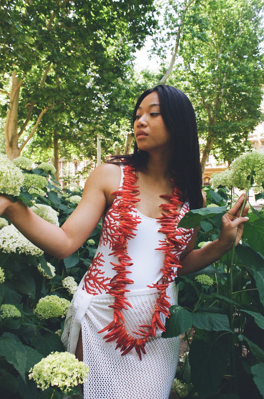 Red Coral - One-Piece Swimsuit