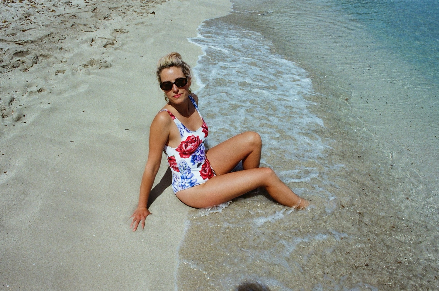 Floral One Piece Swimsuit - Bouquet Bouquet