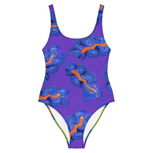Calypso Split Tide - One Piece Swimsuit purple front size
