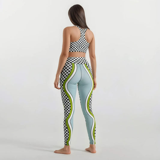 Extravaganza Checkered – Women’s Swim Leggings