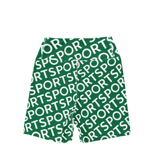 Sporty Olympic Green - Women's Swim Shorts