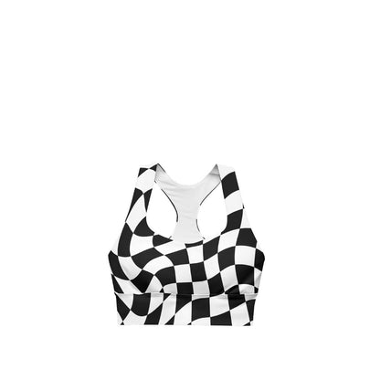 Checkered Sports Bra - Futura Nostalgia Edition