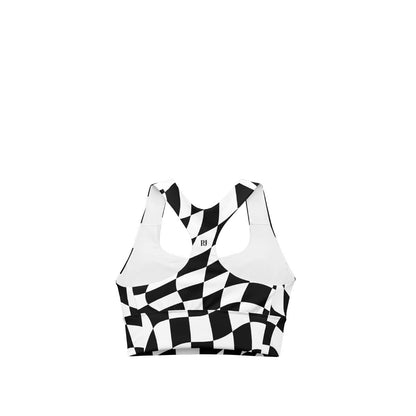 Checkered Sports Bra - Futura Nostalgia Edition