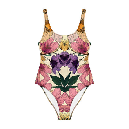 Mirror Blossom - One-Piece Swimsuit