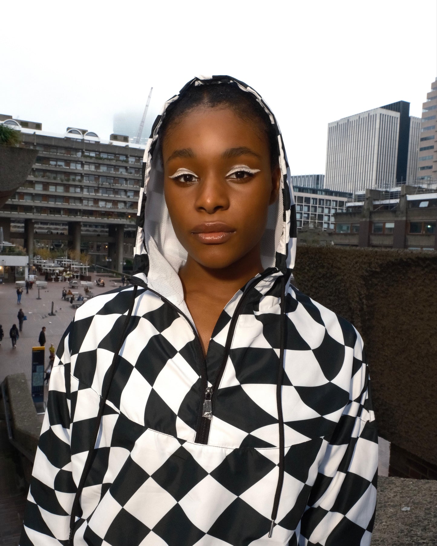 Cropped Windbreaker Jacket - Futura Nostalgia Edition