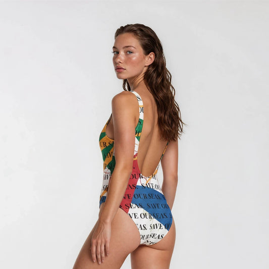 Save Our Seas - One-Piece Swimsuit
