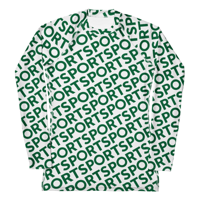 Sporty Olympic Green - Women's Long Sleeve Rash Guard
