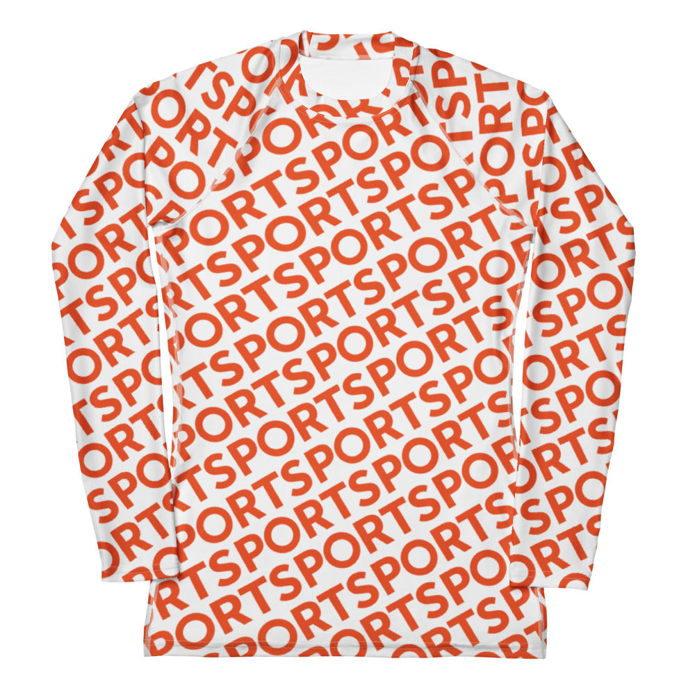 Sporty L'arancia - Women's Long Sleeve Rash Guard