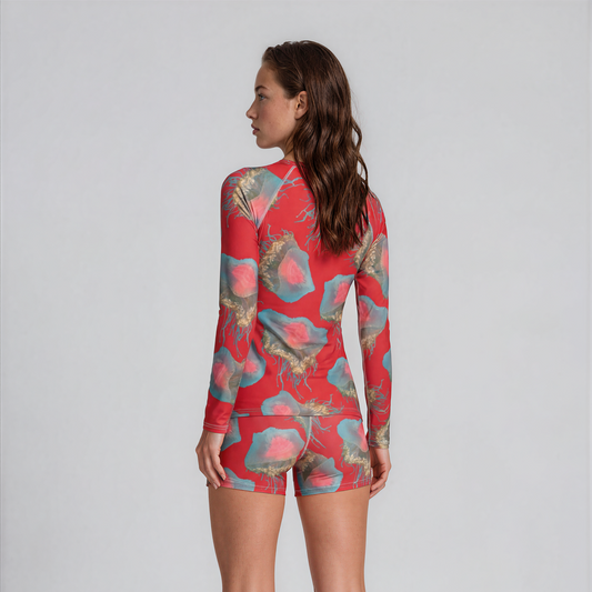 Medusas de Acapulco - Women's Long Sleeve Rash Guard