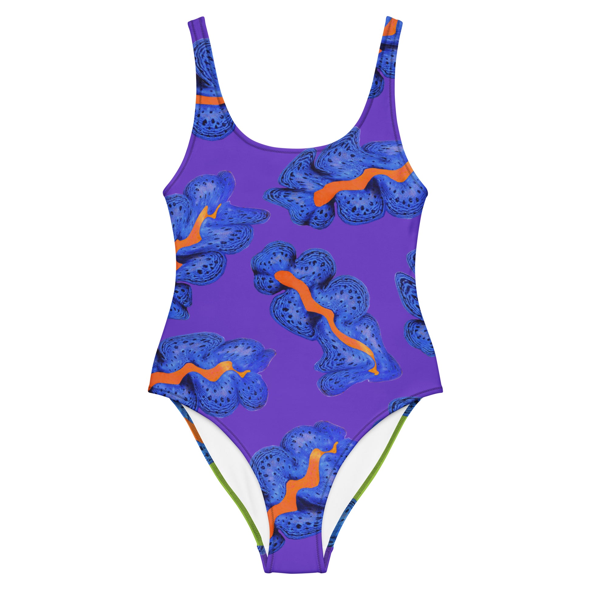 Calypso Split Tide - One Piece Swimsuit purple front size