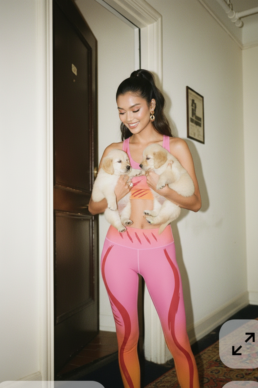 Pink - Women’s Swim Leggings