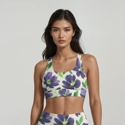 Floral Sports Bra - Bloom Edition