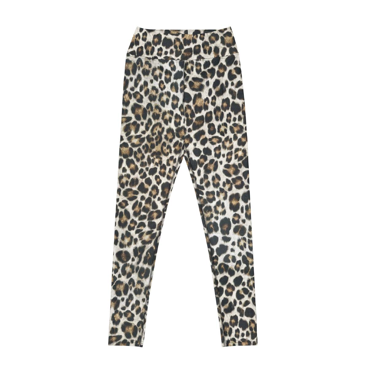 Front view leopard leggings