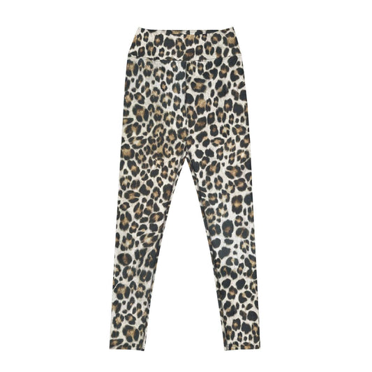 Front view leopard leggings