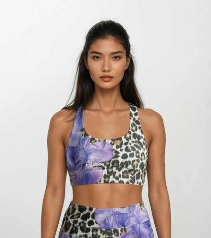 Leopard Print Sports Bra - Untamed Edition