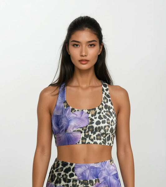 Leopard Print Sports Bra - Untamed Edition