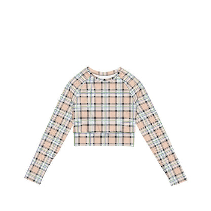 London sul Mare - Long-sleeve Crop Top