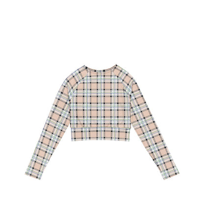 London sul Mare - Long-sleeve Crop Top