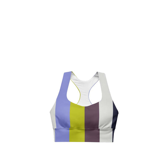 Striped Sports Bra - Futura Nostalgia Edition