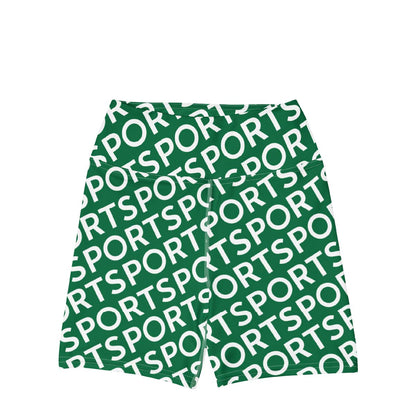 Sporty Olympic Green - Women's Swim Shorts
