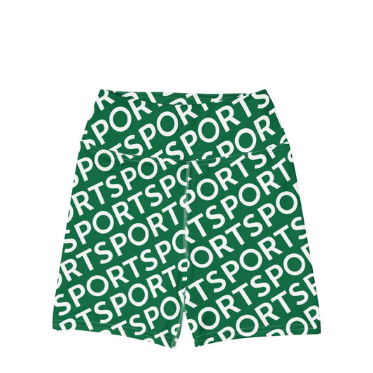 Sporty Olympic Green - Women's Swim Shorts
