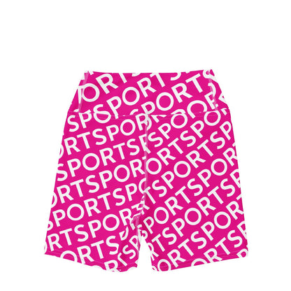 Sporty Pink - Women's Swim Shorts