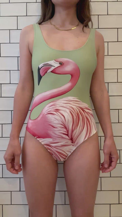 Flamingo - One Piece Swimsuit