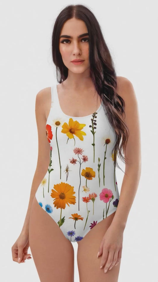 Wild Meadow - Floral One Piece Swimsuit