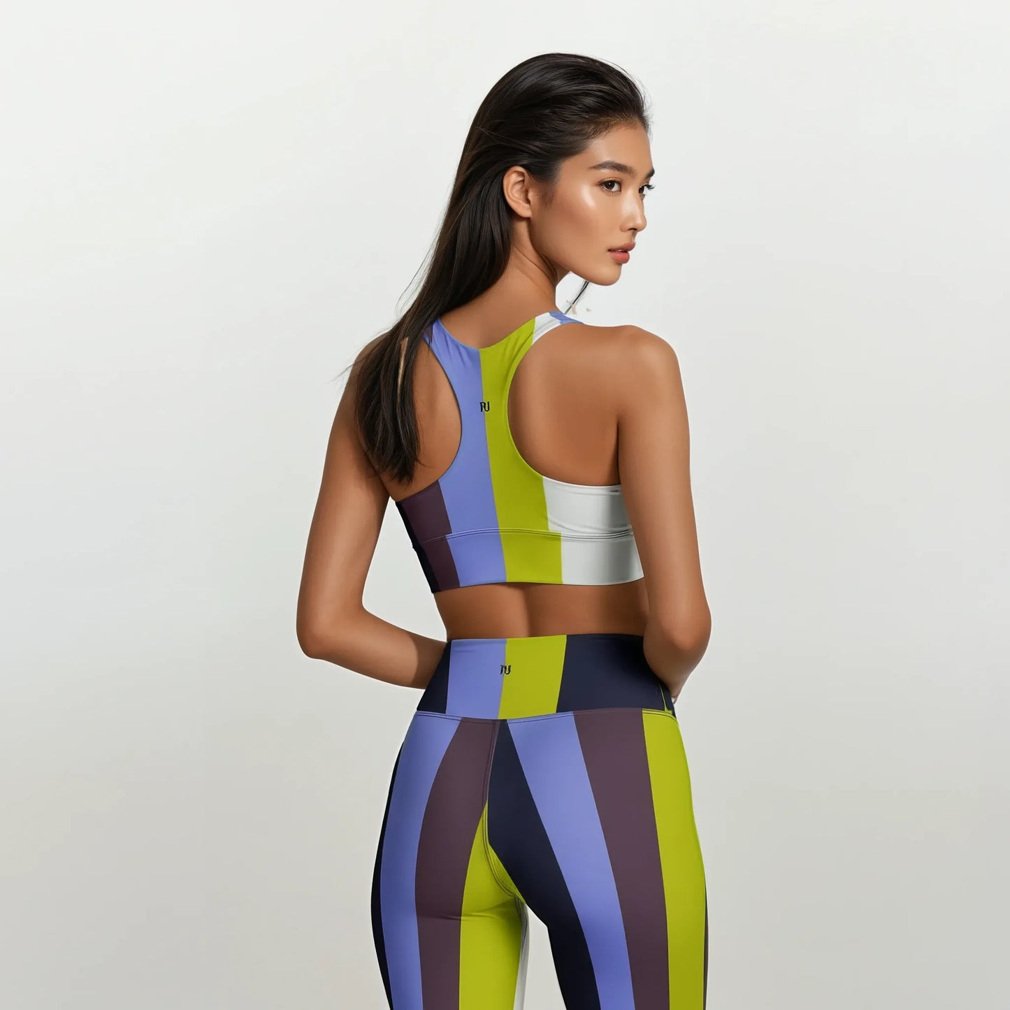 Striped Sports Bra - Futura Nostalgia Edition