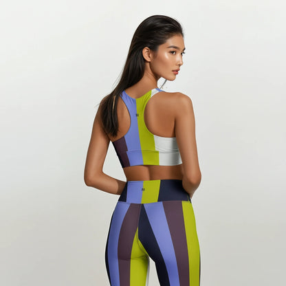 Striped Sports Bra - Futura Nostalgia Edition