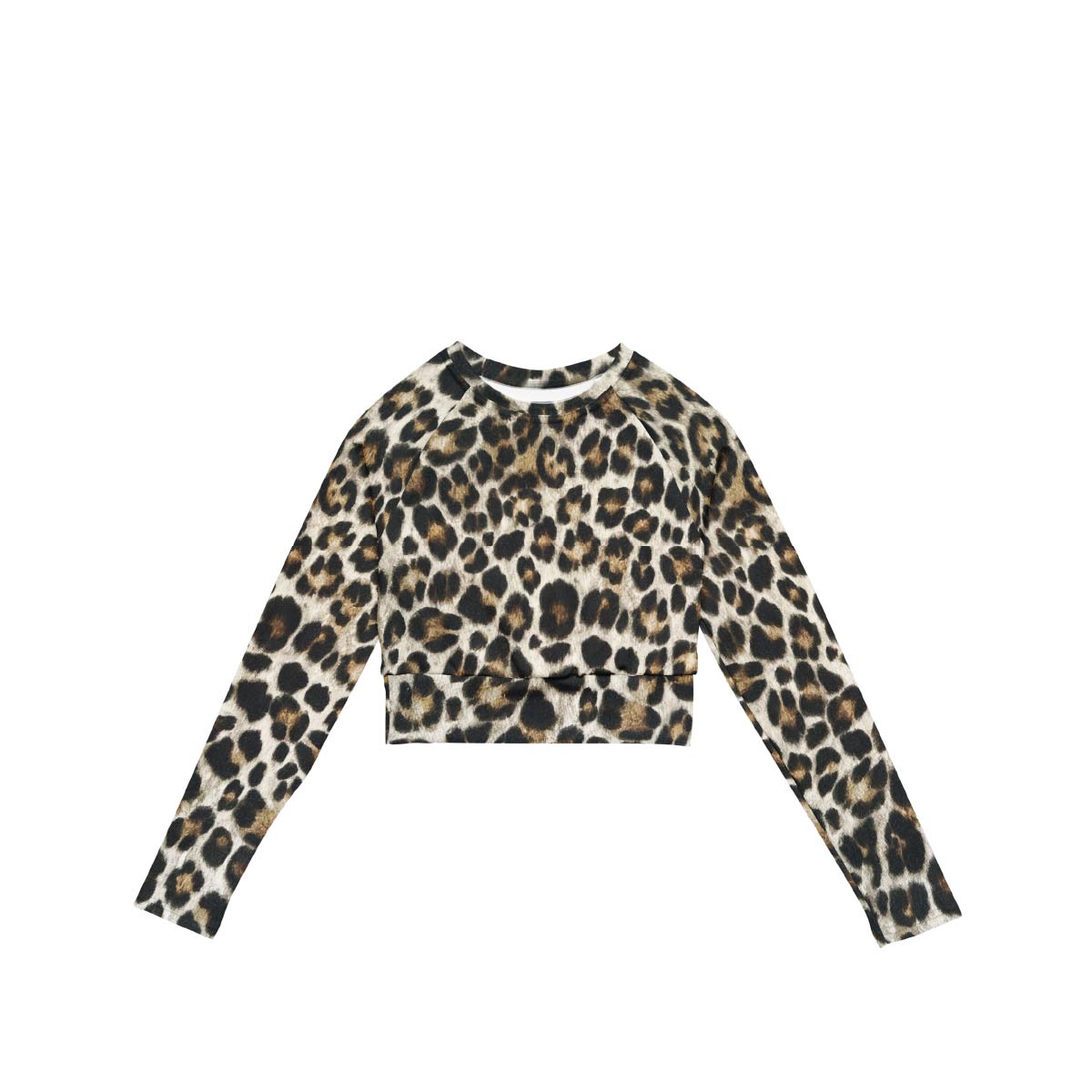 L’Essence du Léopard - Long Sleeve Crop Top