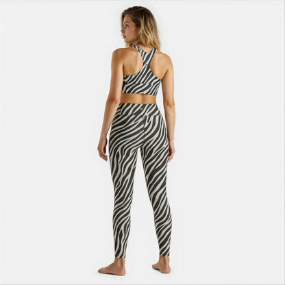 Zebra Print Leggings - Untamed Edition