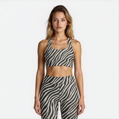 Zebra Sports Bra - Untamed Edition