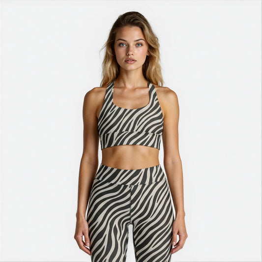Zebra Sports Bra - Untamed Edition
